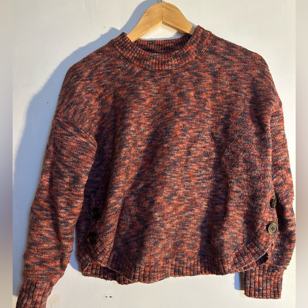 Madewell Women’s Crewneck Sweater - Red and Blue